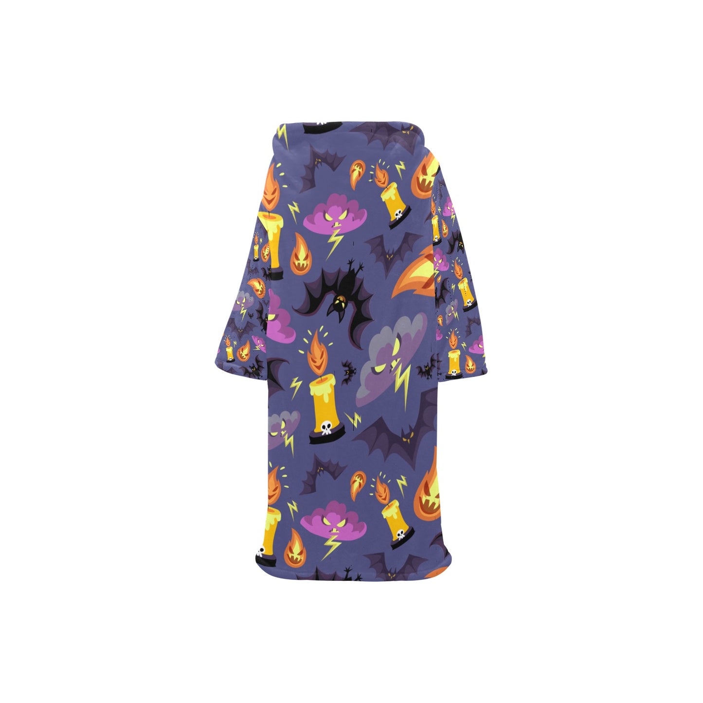 Blanket Robe with Sleeves for Kids