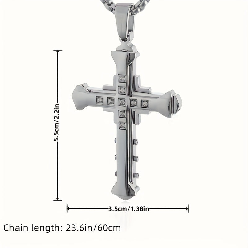 Mystical Cross Pendant Necklace