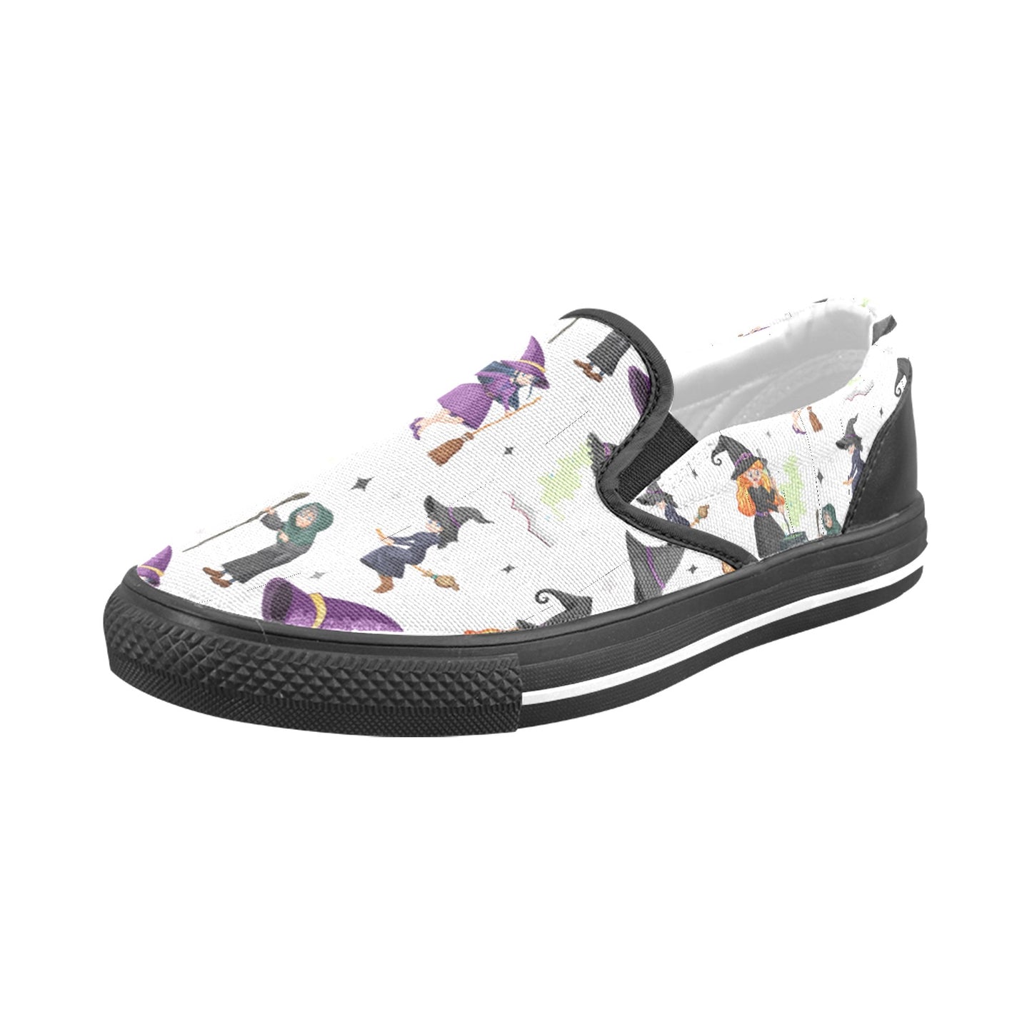 Slip-on Canvas Kid’s Shoes (Big Kid) – Witchy Magic Edition