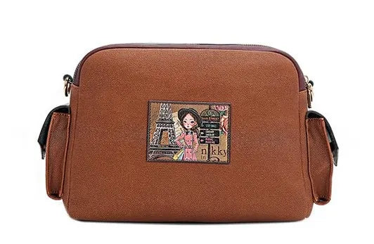 Nicole Lee USA Multi Pocket Messenger Bag