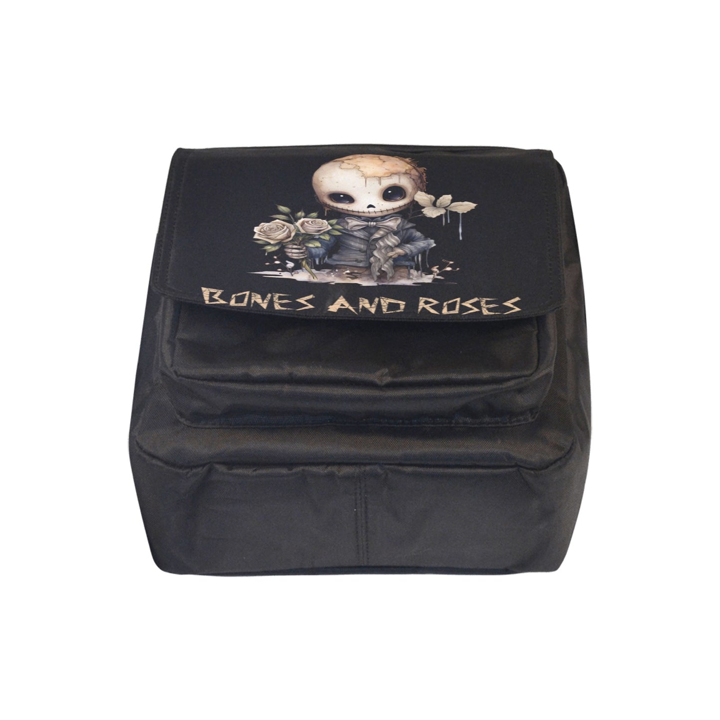 "Bones and Roses" Custom Cross-Body Bag