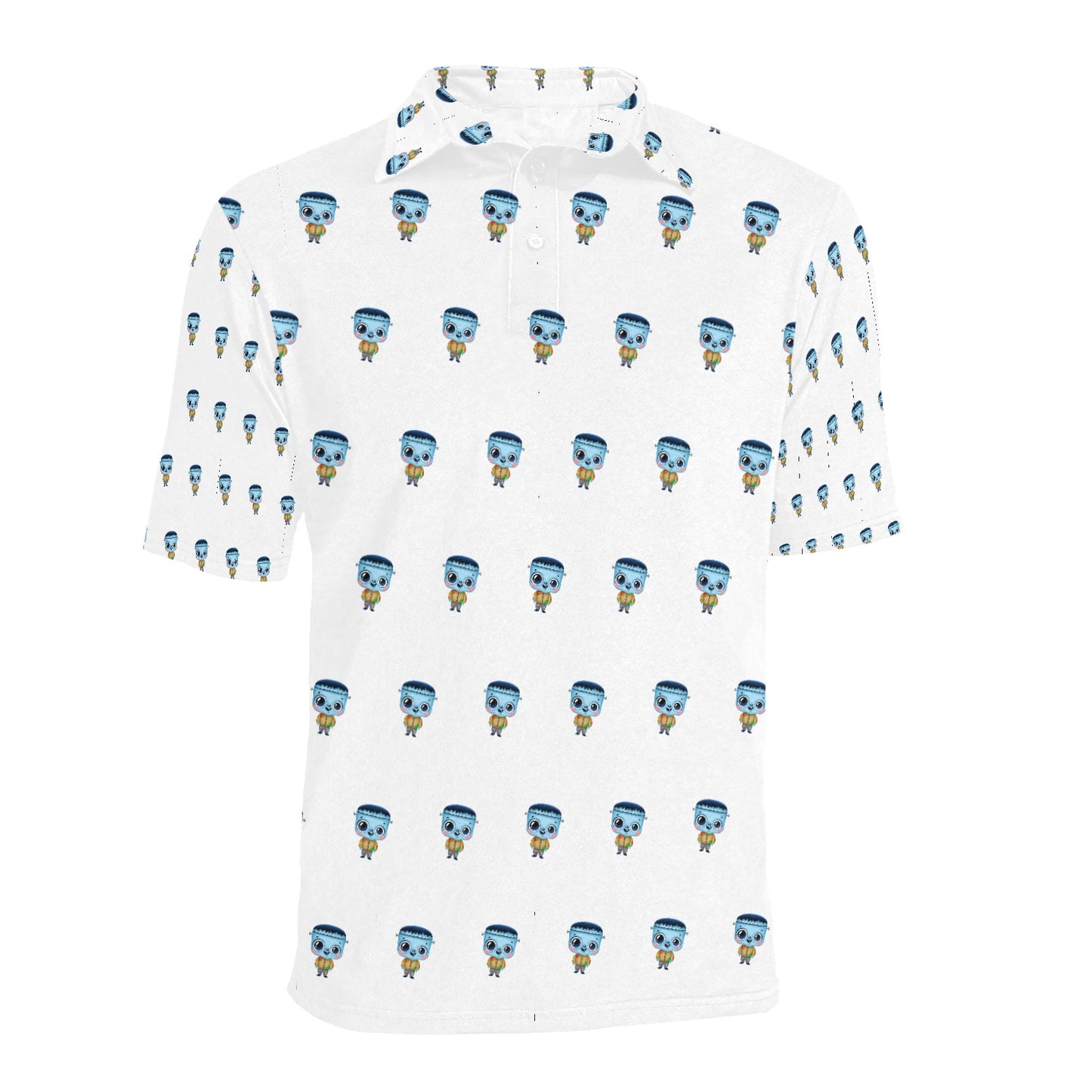 Men's Spooky Cutie zombie Polo Shirt