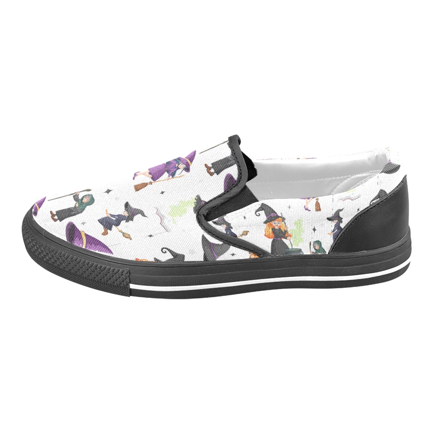 Slip-on Canvas Kid’s Shoes (Big Kid) – Witchy Magic Edition