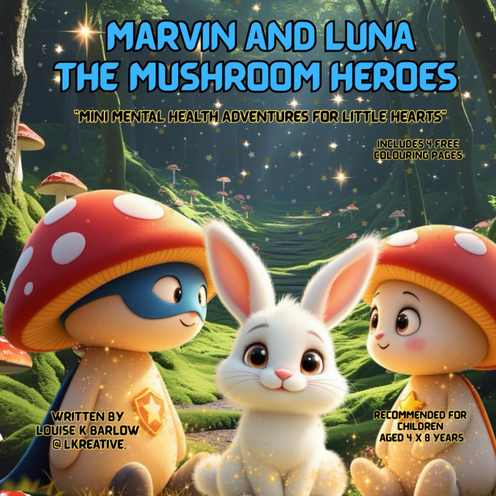 Marvin and Luna the mushroom Hero’s