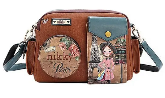 Nicole Lee USA Multi Pocket Messenger Bag
