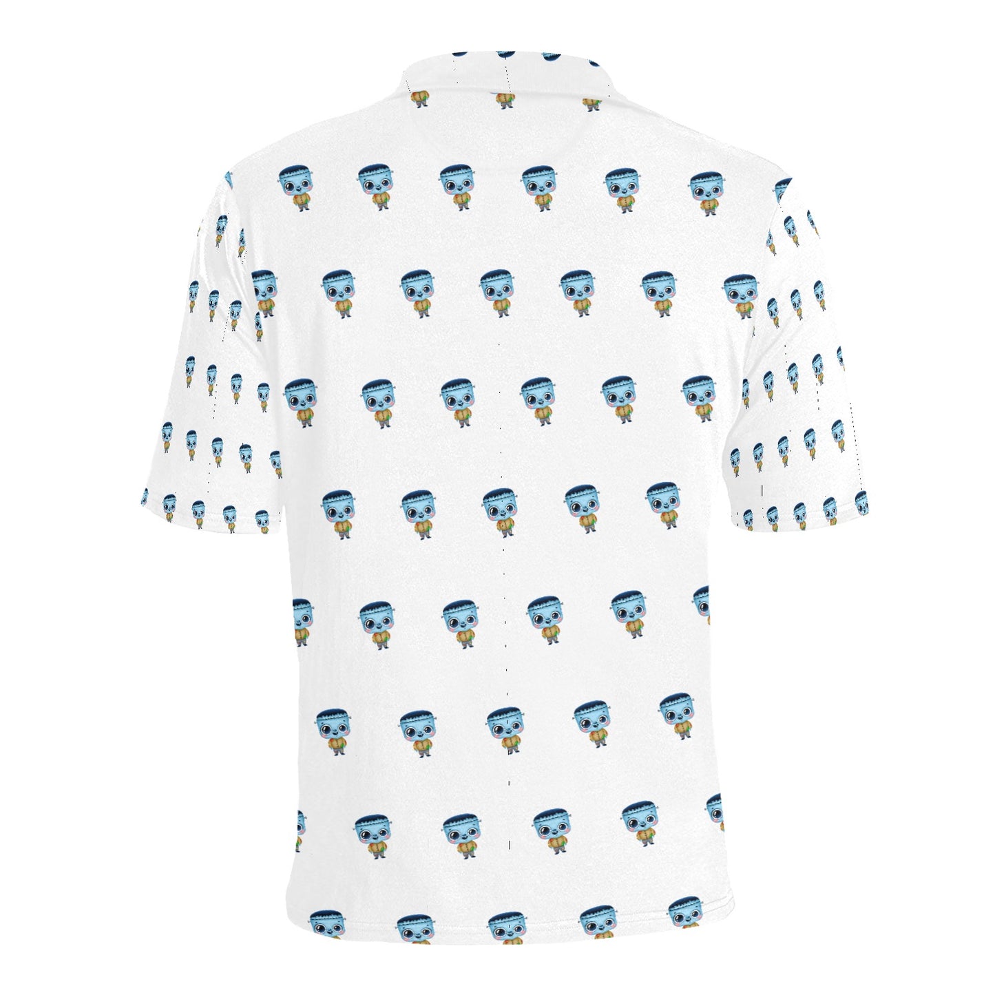 Men's Spooky Cutie zombie Polo Shirt