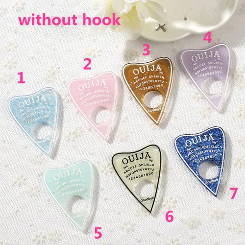 Ouija Planchette Charms - "Mystic Messages" Jewellery Collection (10-Piece Set)
