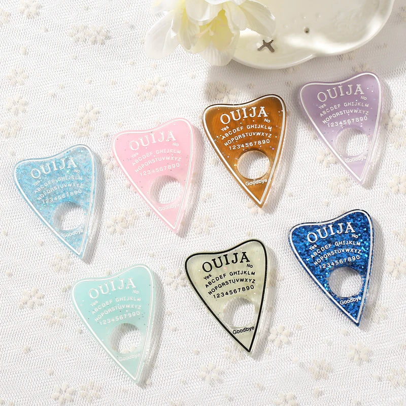 Ouija Planchette Charms - "Mystic Messages" Jewellery Collection (10-Piece Set)