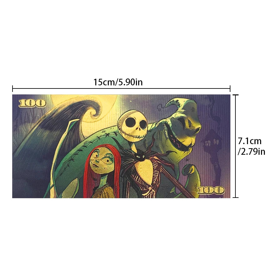 The Nightmare Before Christmas Jack Skellington Black Card - Exquisite Collectible Gift