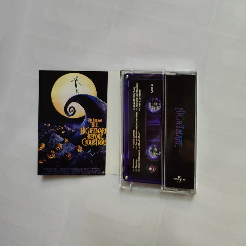 The Nightmare Before Christmas Danny Elfman OST Cassette Tape - Collectible Soundtrack Box