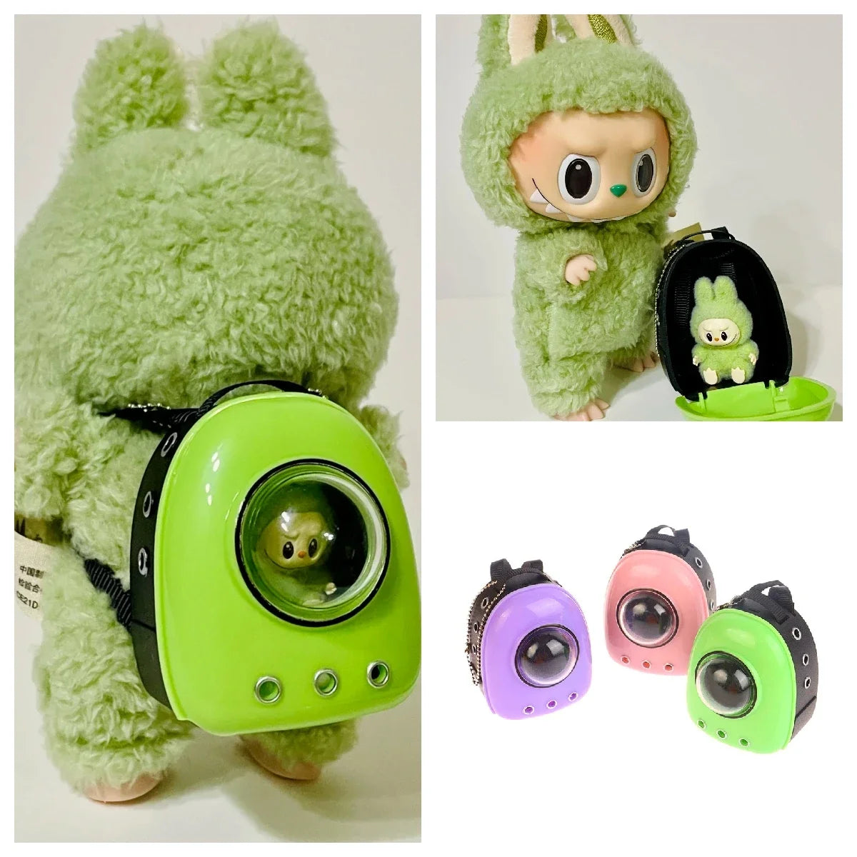 Labubu Mini Canvas Backpack Collection