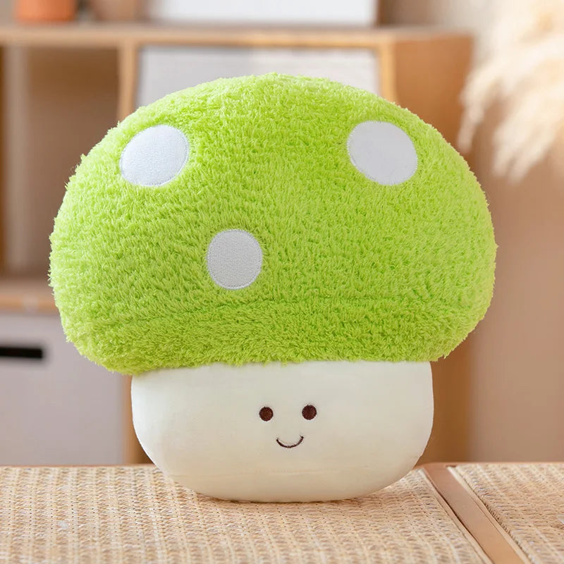 Kawaii Mushroom Plush Toy - Soft Stuffed Pillow & Home Decor