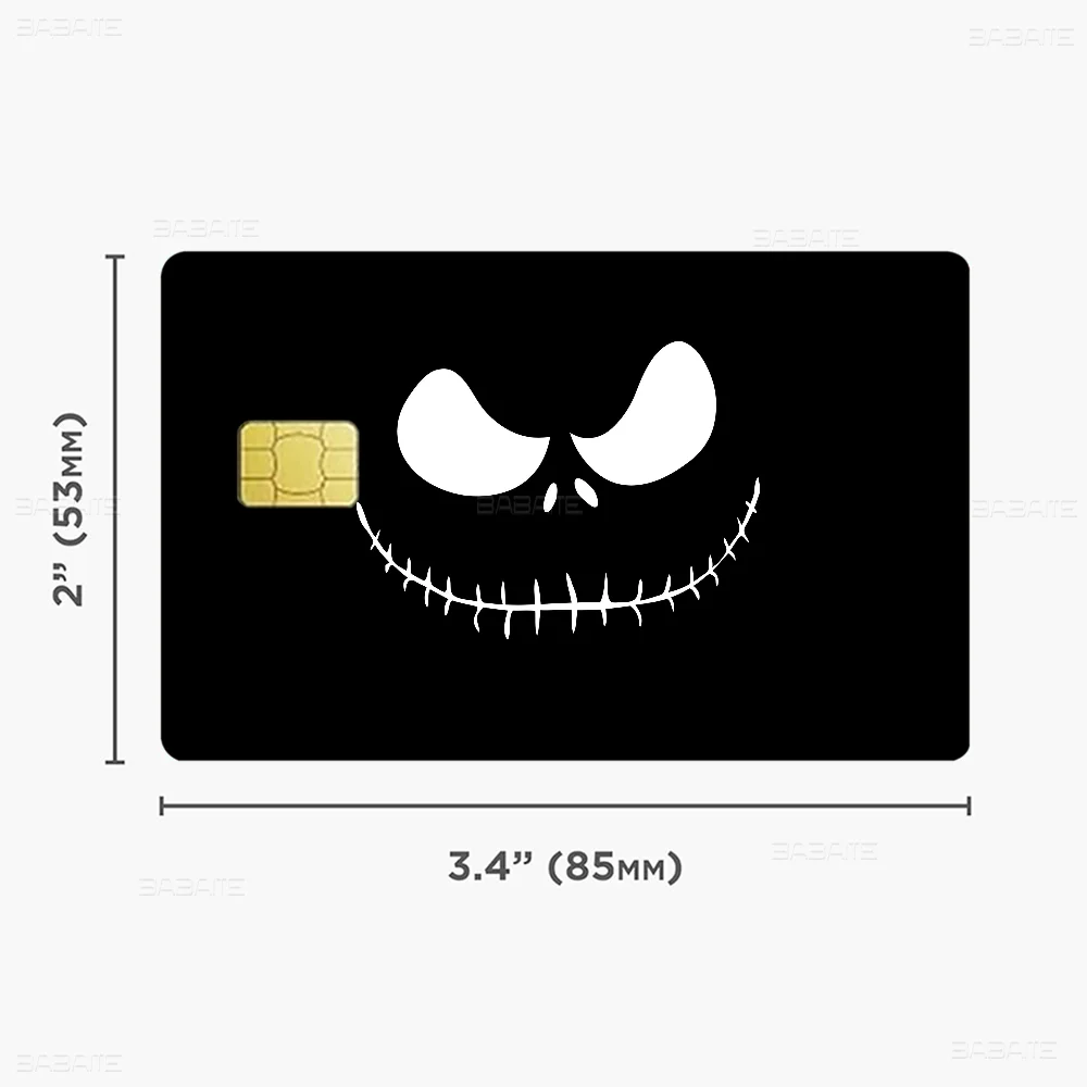The Nightmare Before Christmas Credit Card Skin Stickers - Waterproof Protection Set