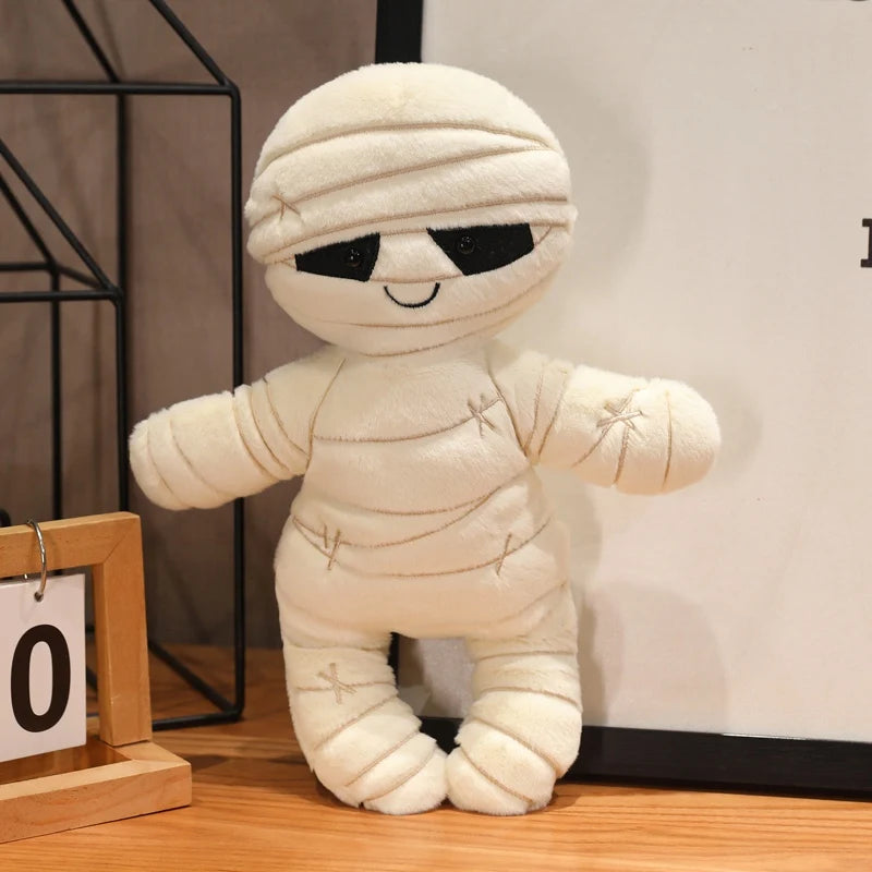 Mummy Pumpkin Plush Pillow - Halloween Cuddle Companion