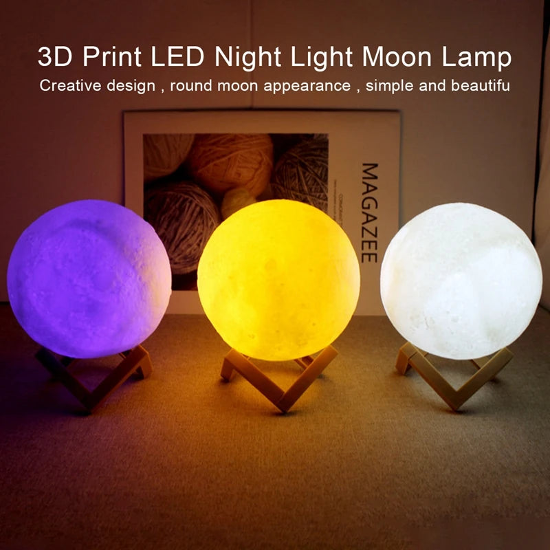 Magical LED Moon Light - Enchanted Reading Companion
