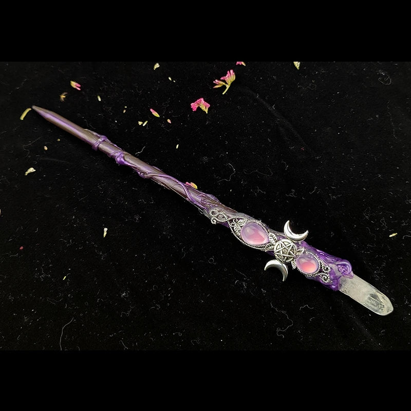Triple Moon Goddess" Magic Wands