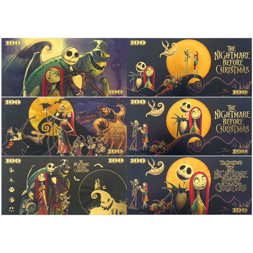 The Nightmare Before Christmas Jack Skellington Black Card - Exquisite Collectible Gift