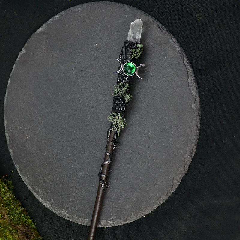 Triple Moon Goddess" Magic Wands