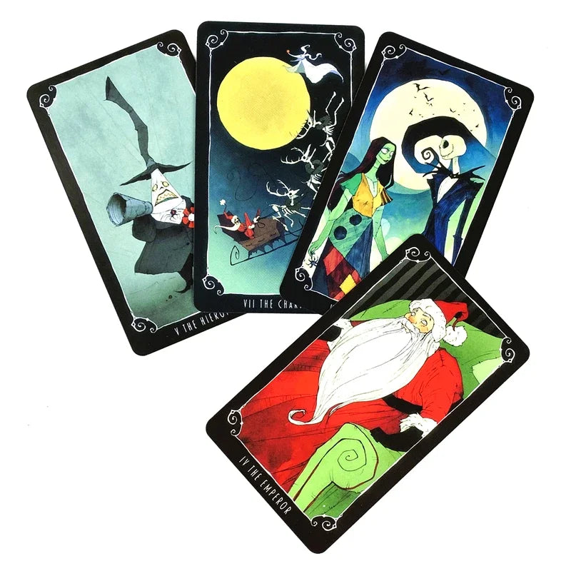 The Nightmare Before Christmas Tarot Deck And PDF Guidebook Board Game Divination Tell the Future