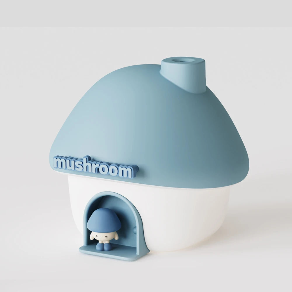 Mushroom Cartoon Air Humidifier 300ml USB Essential Oil Aroma Diffuser Colorful Lighting Cute Mushroom House Desktop Decoration