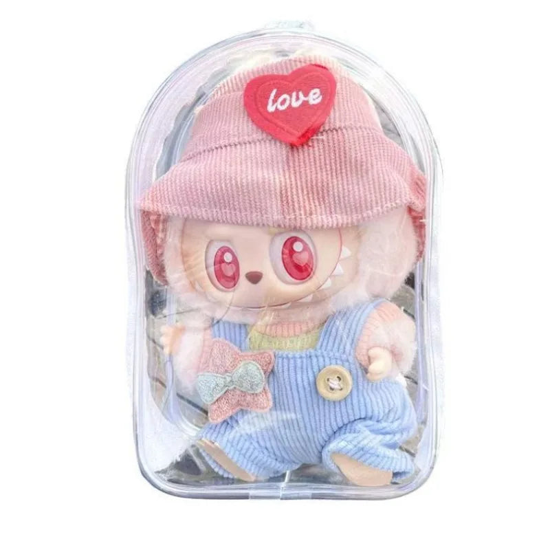 Labubu Transparent Carry Case & Display Bag