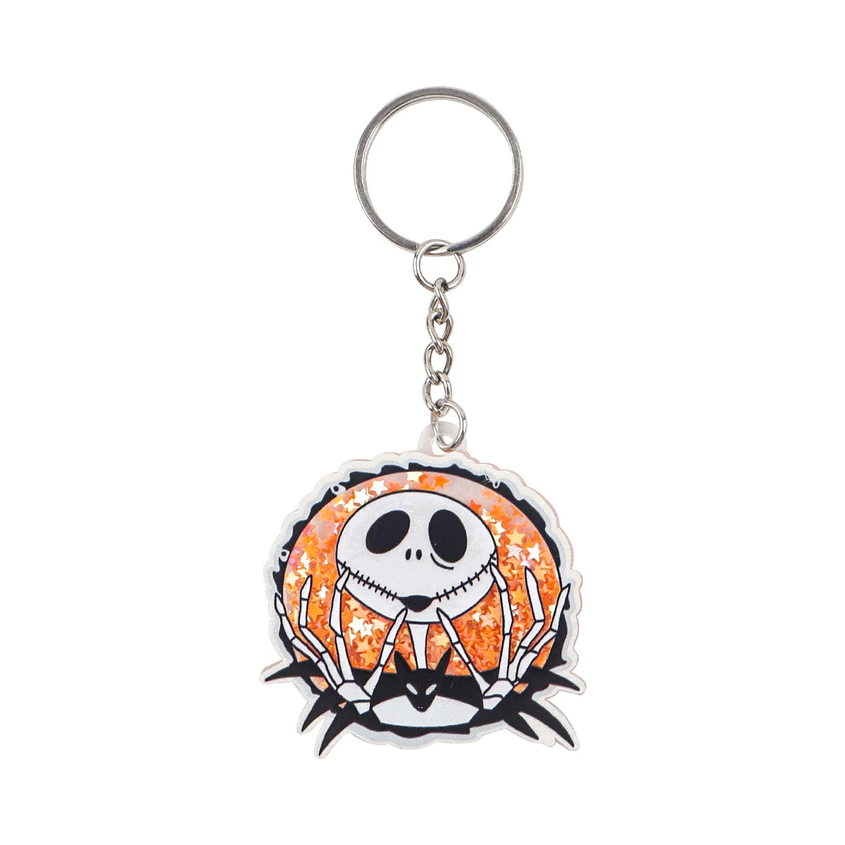The Nightmare Before Christmas Cartoon Keychain - Premium Metal Souvenir