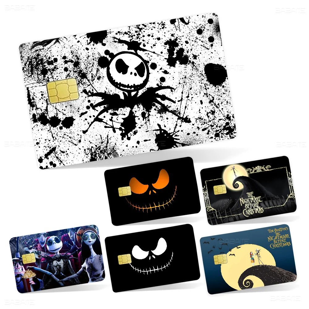 The Nightmare Before Christmas Credit Card Skin Stickers - Waterproof Protection Set