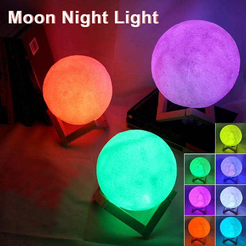 Magical LED Moon Light - Enchanted Reading Companion