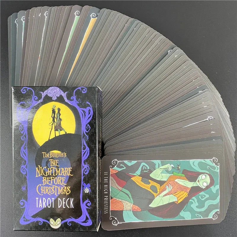 The Nightmare Before Christmas Tarot Deck And PDF Guidebook Board Game Divination Tell the Future