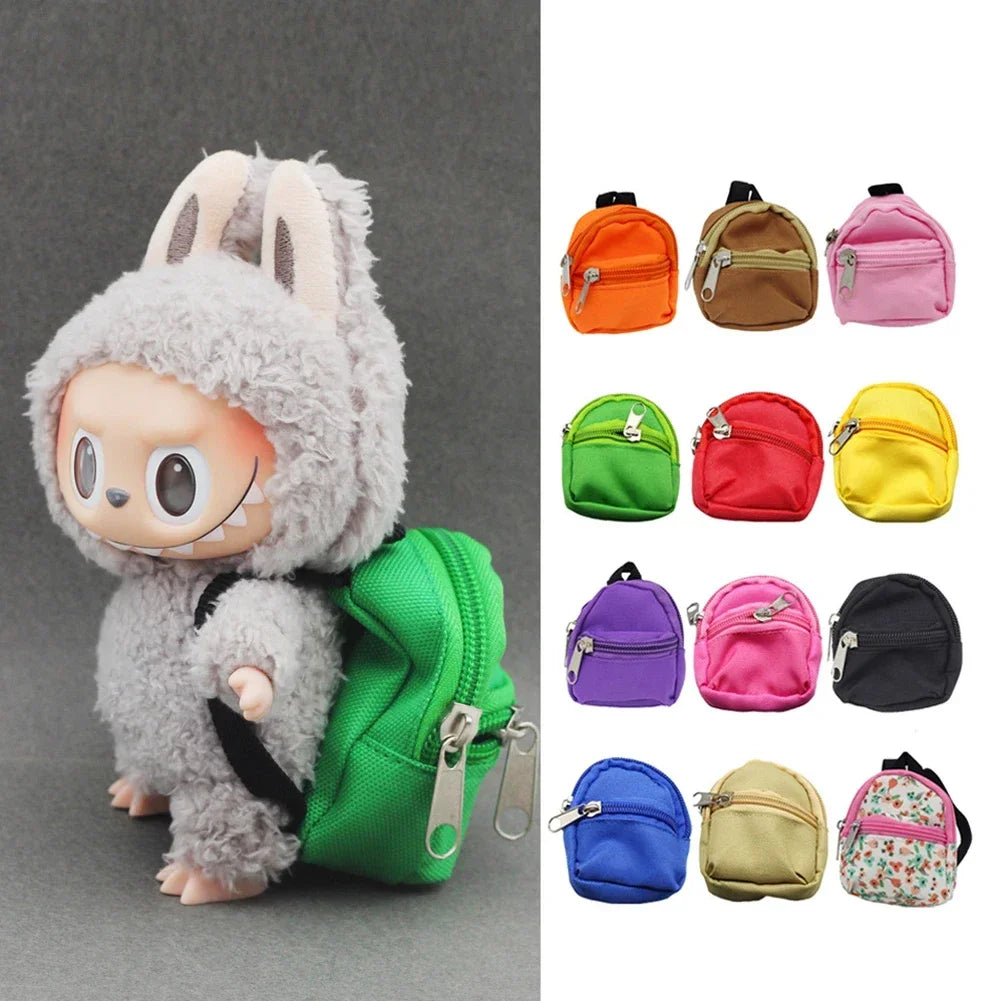 Labubu Mini Canvas Backpack Collection