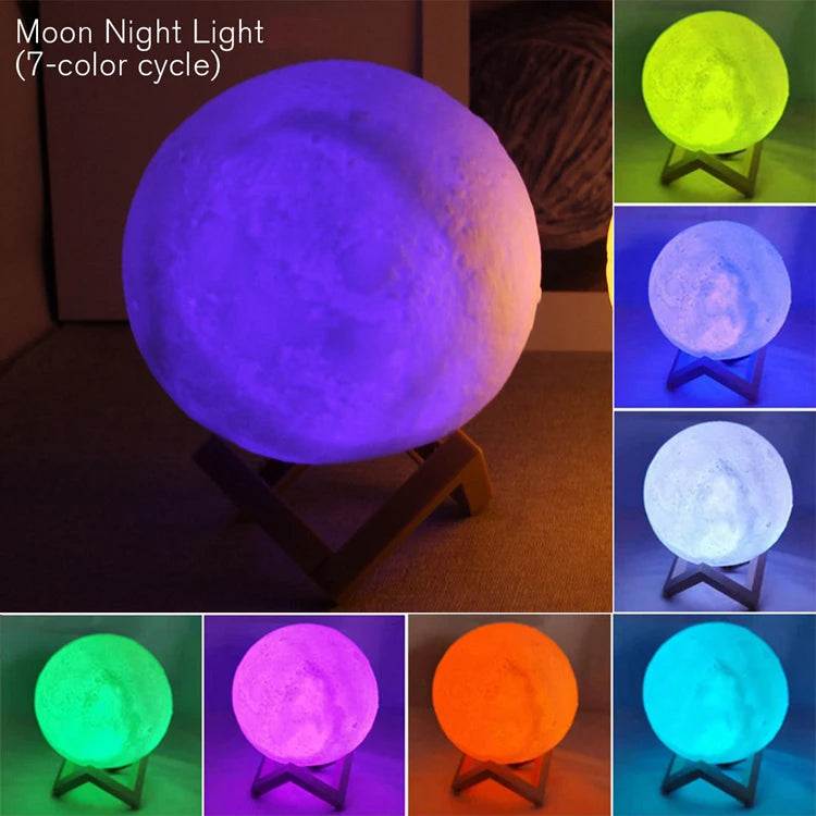 Magical LED Moon Light - Enchanted Reading Companion