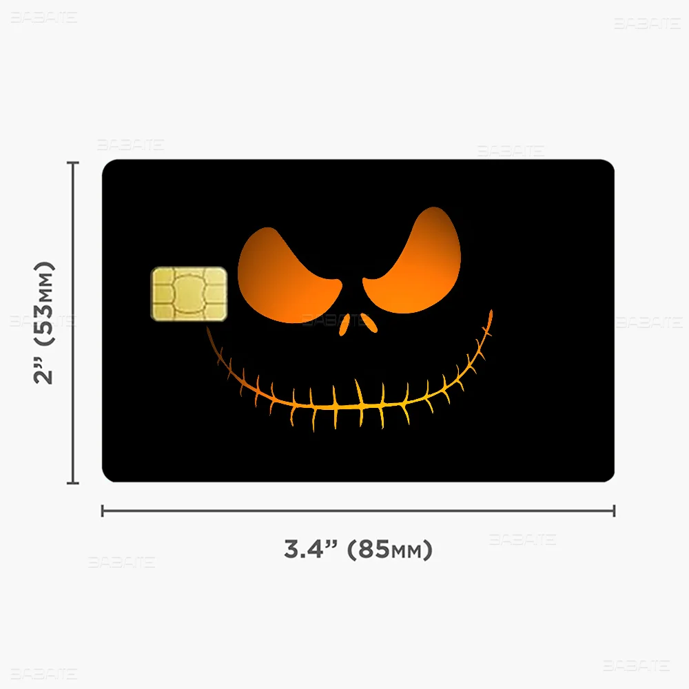 The Nightmare Before Christmas Credit Card Skin Stickers - Waterproof Protection Set