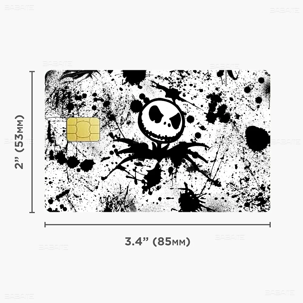 The Nightmare Before Christmas Credit Card Skin Stickers - Waterproof Protection Set