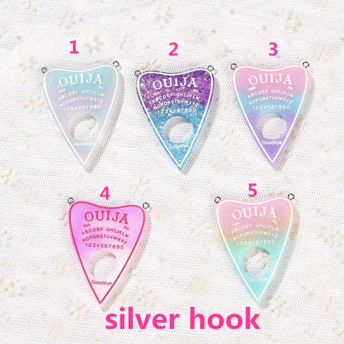 Ouija Planchette Charms - "Mystic Messages" Jewellery Collection (10-Piece Set)