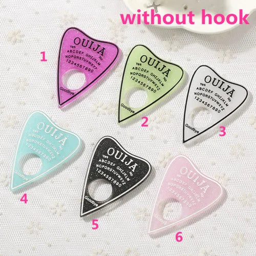 Ouija Planchette Charms - "Mystic Messages" Jewellery Collection (10-Piece Set)