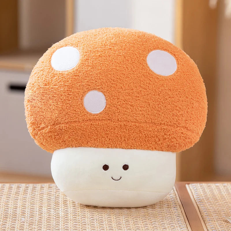 Kawaii Mushroom Plush Toy - Soft Stuffed Pillow & Home Decor