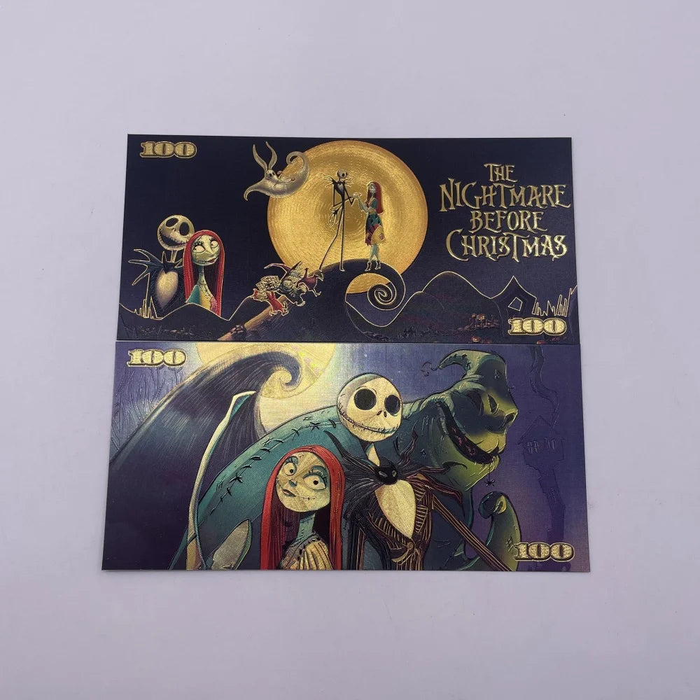 The Nightmare Before Christmas Jack Skellington Black Card - Exquisite Collectible Gift
