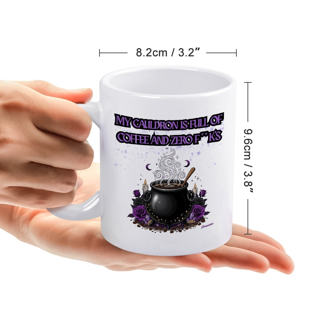My Cauldron Is Full Of Coffee Mug - Witchy Caffeine Magic