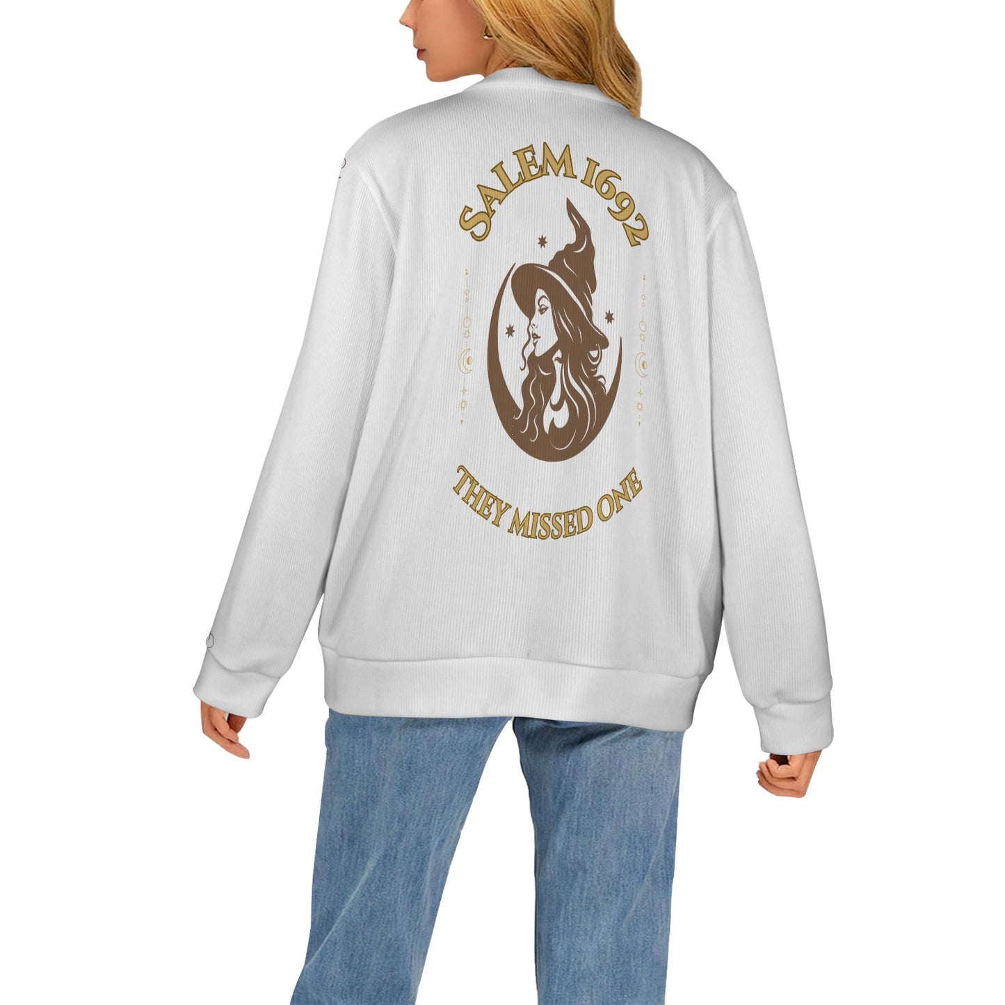 Women's Mystical Witch Cardigan - "Salem 1692"