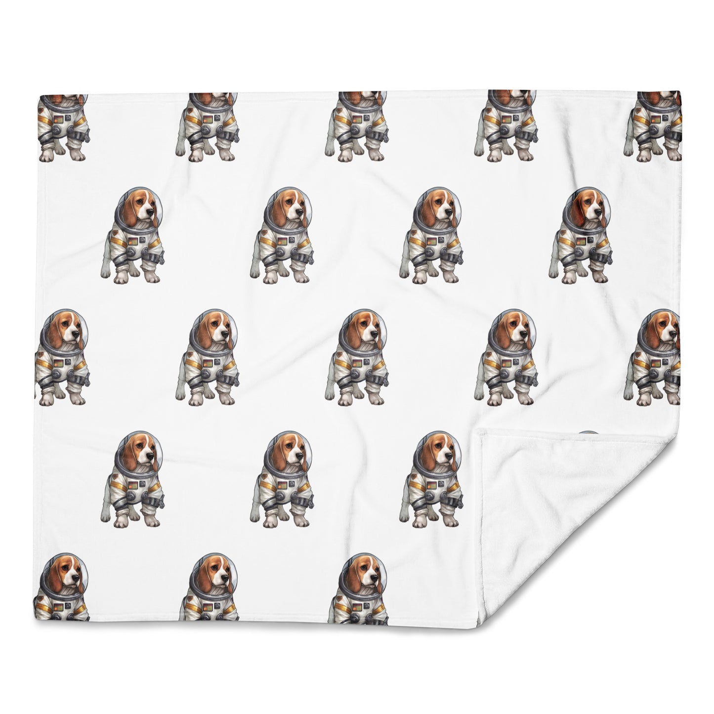 Weltraum-Beagle Fleecedecke
