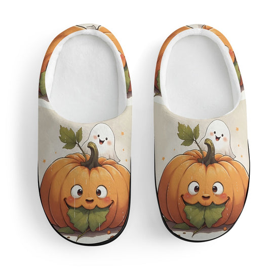 Magical Pumpkin & Ghost Children's Slippers