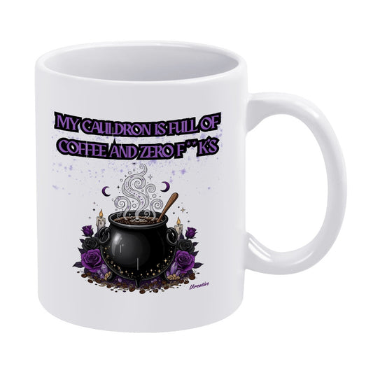 My Cauldron Is Full Of Coffee Mug - Witchy Caffeine Magic
