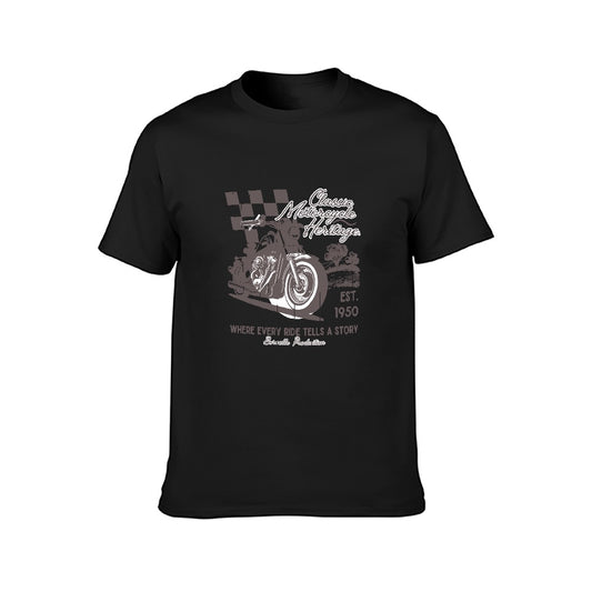 Men's Classic Motorcycle Heritage T-Shirt - Vintage Racing