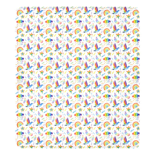 "Rainbow Dreams" Ultra-Soft Micro Fleece Blanket