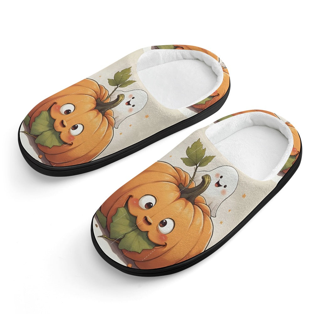 Magical Pumpkin & Ghost Children's Slippers