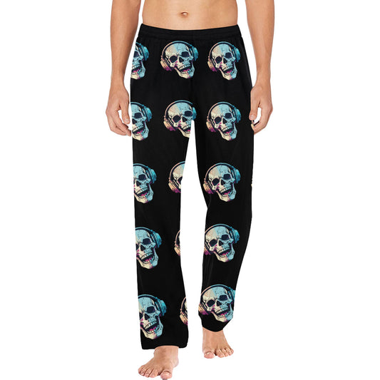 "Beat Drop Skull" Men's Pajama Bottoms