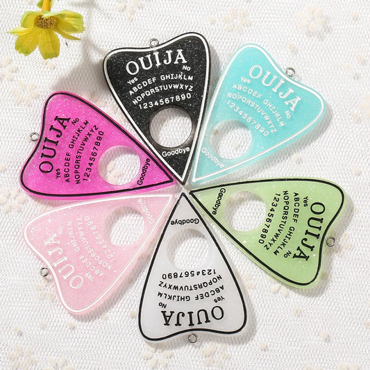 Ouija Planchette Charms - "Mystic Messages" Jewellery Collection (10-Piece Set)