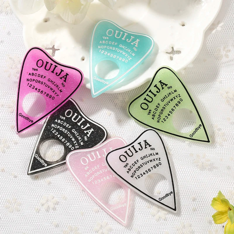 Ouija Planchette Charms - "Mystic Messages" Jewellery Collection (10-Piece Set)
