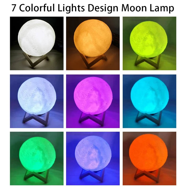 Magical LED Moon Light - Enchanted Reading Companion