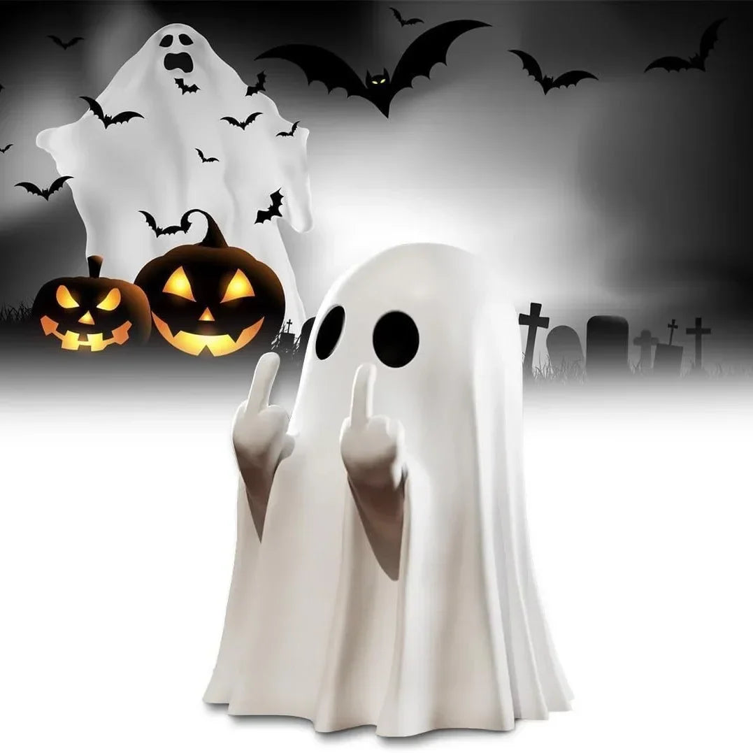 Enchanting Resin Ghost Figurine - Mystical Home Decor